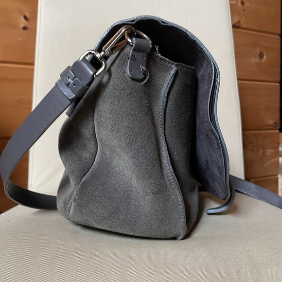 Lia Numa leather and suede Shoulder Bag - Picture 3 of 8